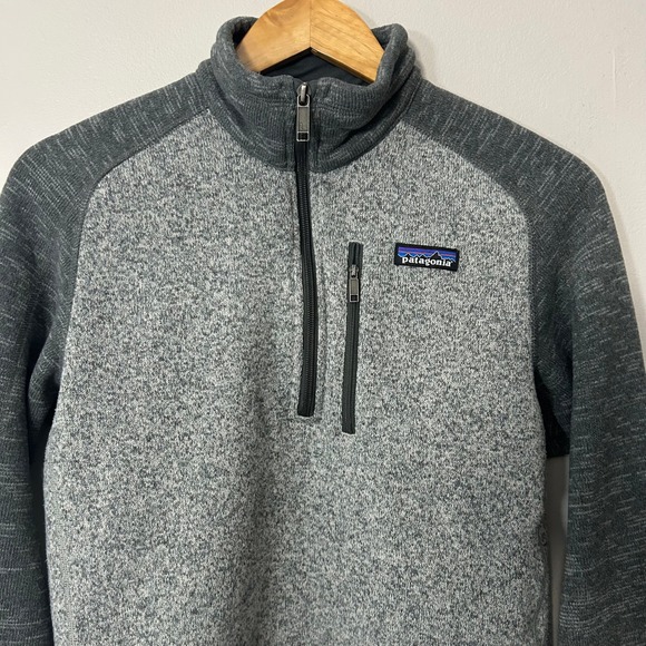 Patagonia Other - Patagonia Better Sweater Mens Small Grey Nickel 1/4 Zip Fleece Pullover Jacket